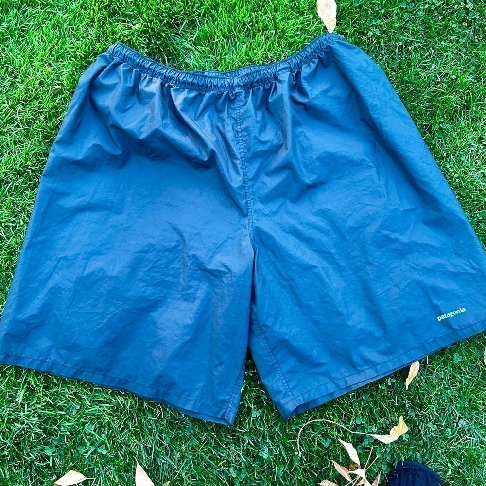 Patagonia Baggie Black Shorts With Hidden Tie | Size Xl